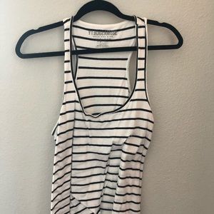 Black and white tank